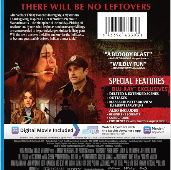 Thanksgiving Blu-ray - Picture 2 of 2